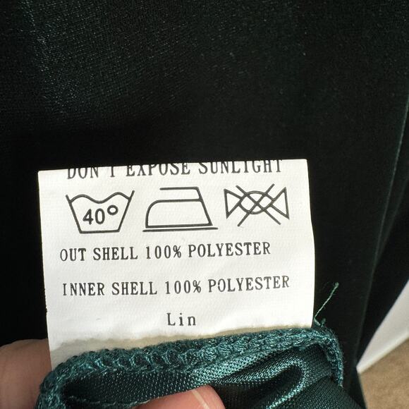 Revelry Tori Velvet Dress in Emerald 4 Halter Neck Open Back Bridesmaid Wedding - Picture 13 of 14